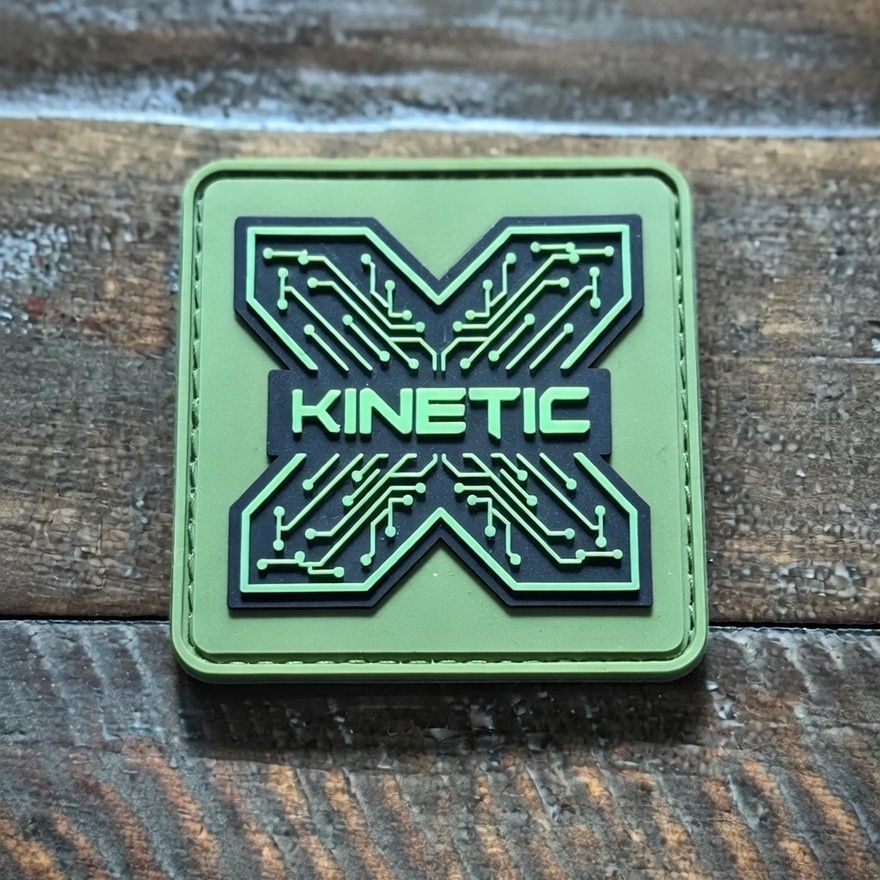 The Kinetic X Morale Patch | PVC | Hook Velcro