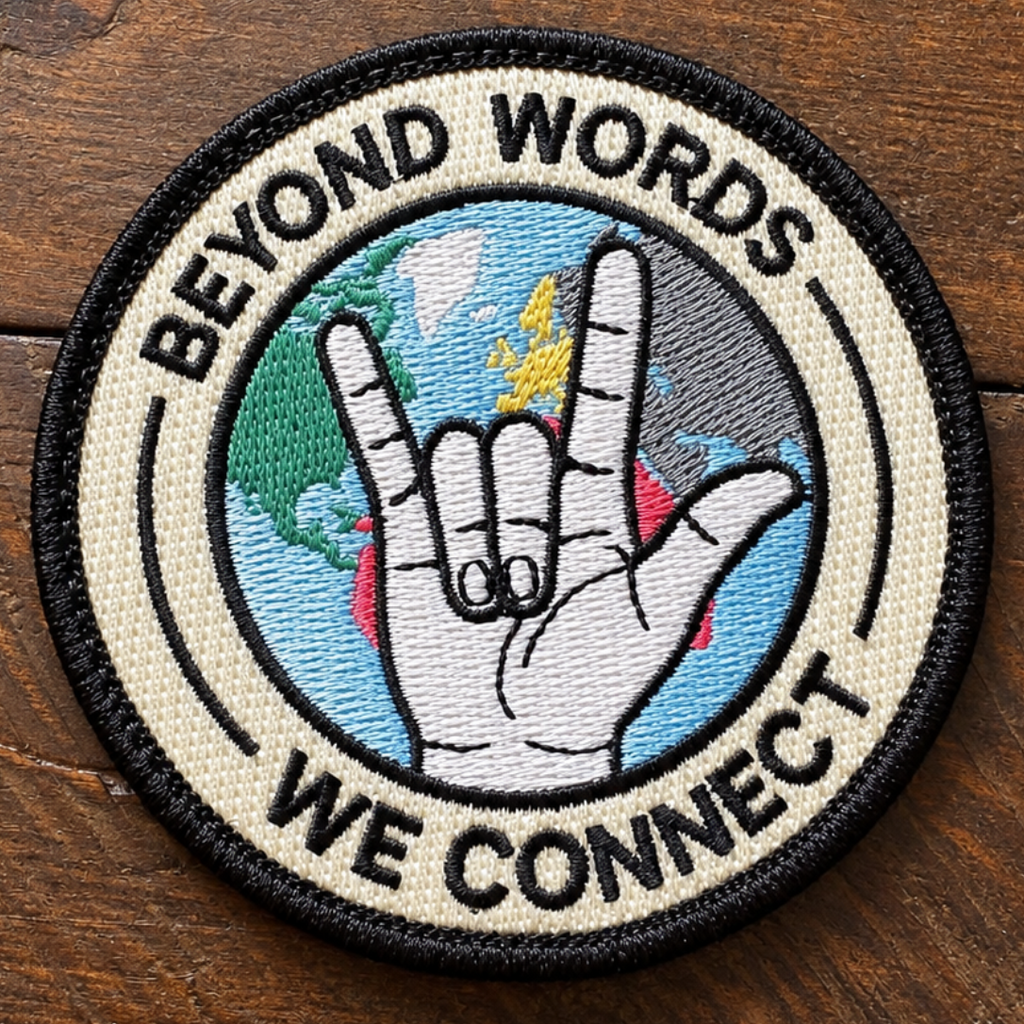 The We Connect Patch | Embroidered | Hook Velcro