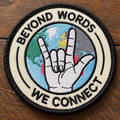 The We Connect Patch | Embroidered | Hook Velcro