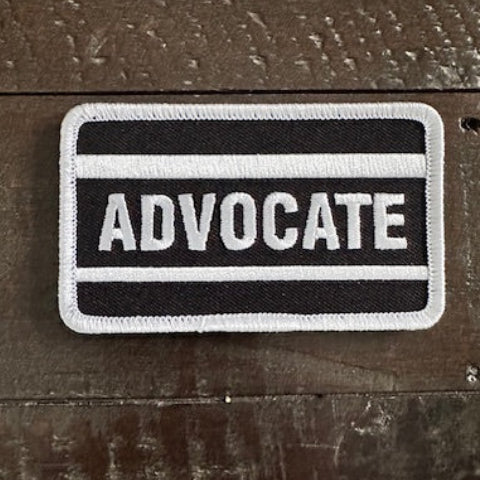 The Advocate Morale Patch | Embroidered | Hook Velcro