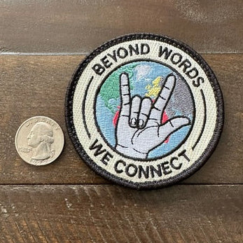 The We Connect Patch | Embroidered | Hook Velcro