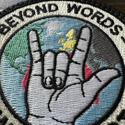 The We Connect Patch | Embroidered | Hook Velcro